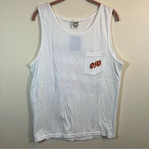 Comfort Colors White Oklahoma Cowboys Tank Top Medium